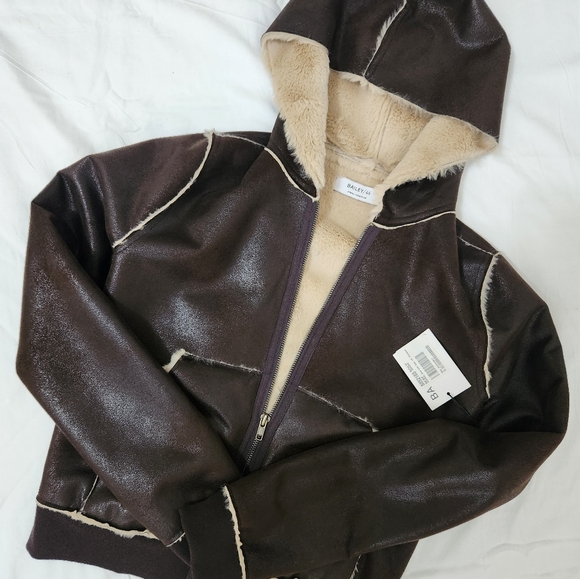 Bailey 44 Bad Wolf Vegan Leather/Shearling Jacket - Picture 3 of 4